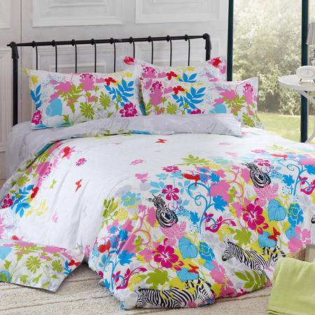 邮乐官网新品推荐 流氓兔全棉斜纹印花四件套，开启甜蜜之旅